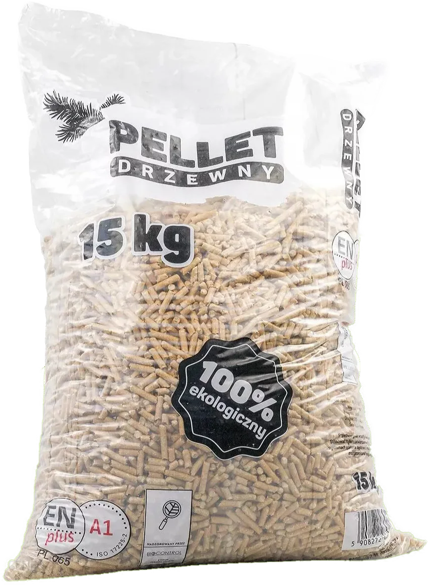 Jacht "Pellet z czystego drewna" na jezioraku